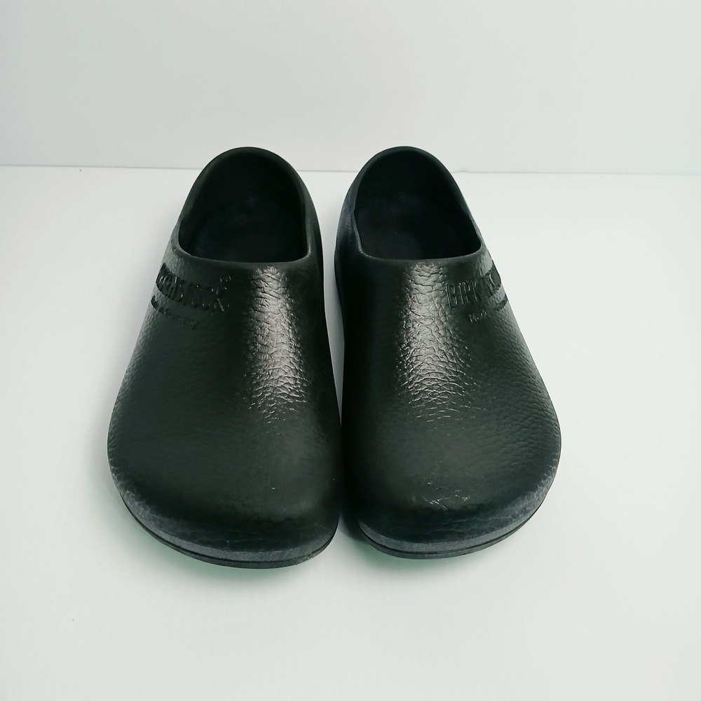 Birkenstock Super Birki Black Clogs Professional Work Shoes Womens 7 Mens 5 38 - Picture 3 of 15